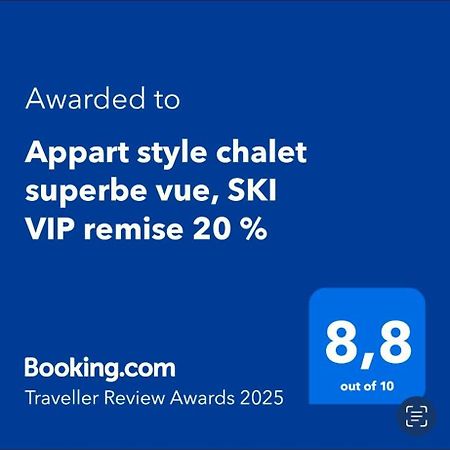 Appart Style Chalet Superbe Vue, Ski Vip Remise 20 % Font-Romeu-Odeillo-Via Extérieur photo